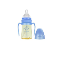 Grosmimi Feeding Bottle With Straw 200ml - Sky Blue