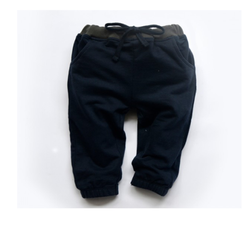 Hellomici Pants Jogger Prosty Navy Shirt Size 2