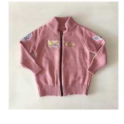 Hellomici Knitwear Jaket Bomber Pink Size 1