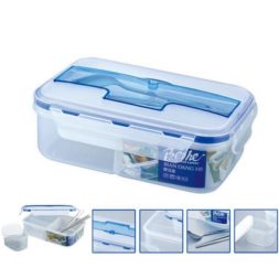 Beihe Lunch Box Include Sendok + Sumpit + Small Storage Box