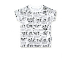 Little Palmerhaus Printed Tee 6-12m - Mickey Comic Black