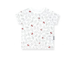 Little Palmerhaus Printed Tee 6years - Strike A Pose Pooh Red