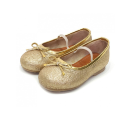 Hellomici Toddler Ballerina Gold Size 7