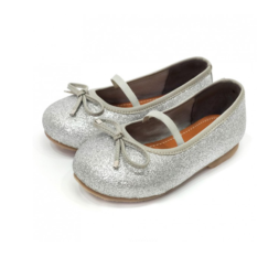 Hellomici Toddler Ballerina Silver Size 7