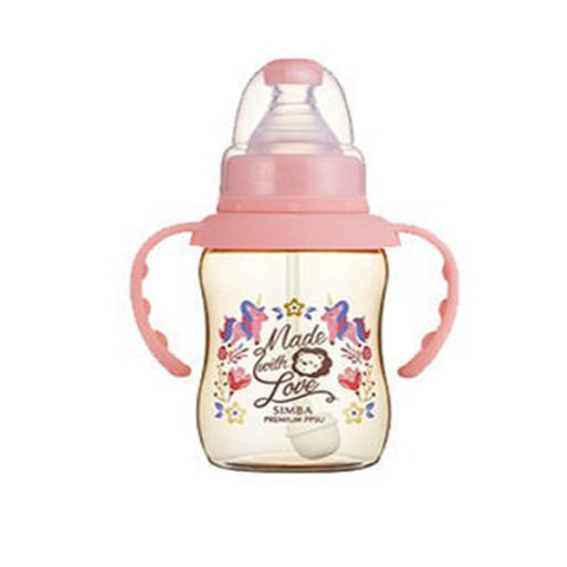 Simba Dorothy Wonderland PPSU Std Feeding Bottle 150ml With Handle - Pink