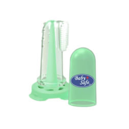 Baby Safe Finger Toothbrush and Gum Massager - Green