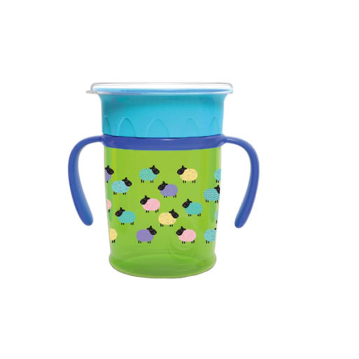 Baby Safe 360 Sipper Cup With Handle 270ml - Green