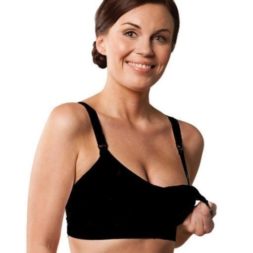 Carriwell Seamless Padded Nursing Bra Black XL