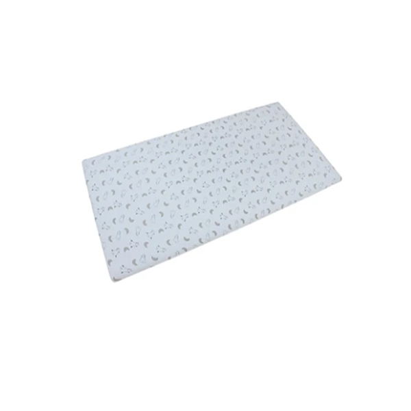 Baa Baa Sheepz Mattress Sheet - Moon & Sheepz Blue