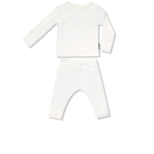 Little Palmerhaus Baby Kimono 6m - Cream