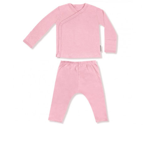 Little Palmerhaus Baby Kimono 9m - Pink