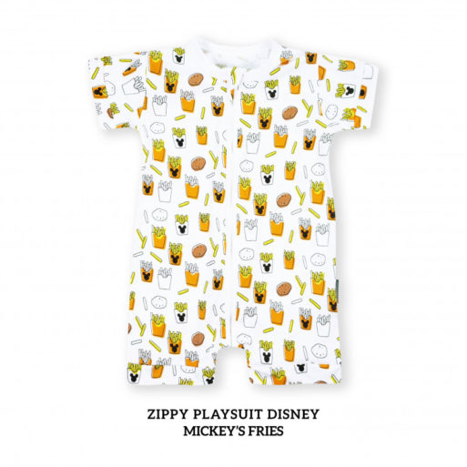 Little Palmerhaus Zippy Playsuit Disney 3years - Mickey's Fries