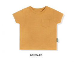 Little Palmerhaus Pocket Tee 6years - Mustard