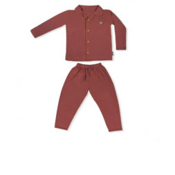 Little Palmerhaus Toddler Pajamas Set 6years - Brick