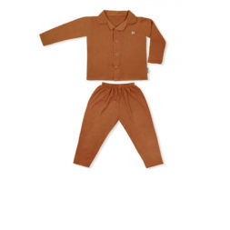 Little Palmerhaus Toddler Pajamas Set 6years - Honey Brown