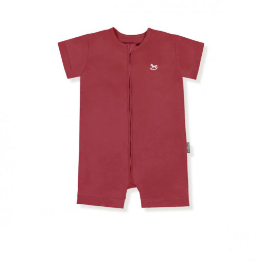 Little Palmerhaus Zippy Playsuit 18m - Maroon