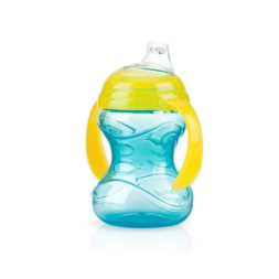 Nuby Click It Soft Flex Spout 240ml - Tosca/Yellow