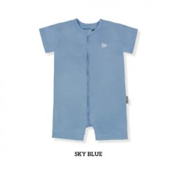 Little Palmerhaus Zippy Playsuit 6-12m - Sky Blue