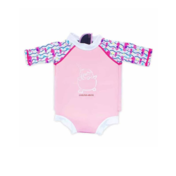 Cheekaaboo Snugbabes Suit - Light Pink / Sea Horse L(18-30m)