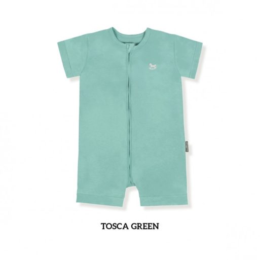 Little Palmerhaus Zippy Playsuit 6-12m - Sage Green