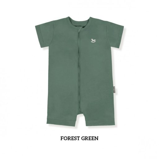 Little Palmerhaus Zippy Playsuit 6-12m - Forest