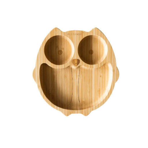 Ecorascals Bamboo Owl Set - Orange