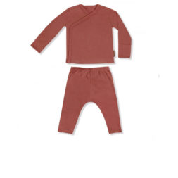 Little Palmerhaus Baby Kimono 9m - Brick