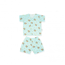 Little Palmerhaus Little Wear Short Sleeve - Mickey Banana Blue