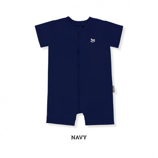 Little Palmerhaus Zippy Playsuit 18m - Navy