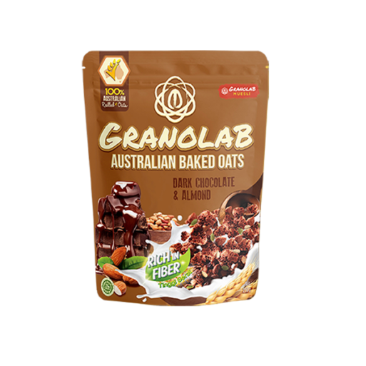 Granolab Australian Baked Oats 210g - Dark Chocolate & Almond