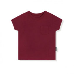 Little Palmerhaus Pocket Tee 3years - Maroon