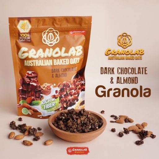 Granolab Australian Baked Oats 210g - Dark Chocolate & Almond