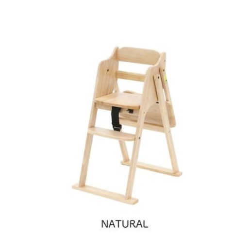 Yamatoya Tatameru Baby High Chair - Natural