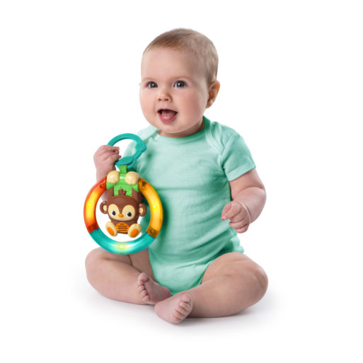 Bright Starts Shake & Glow Monkey Activity Toy