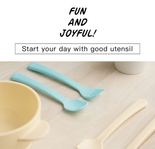 Simba Spoon & Fork Set - Ocean