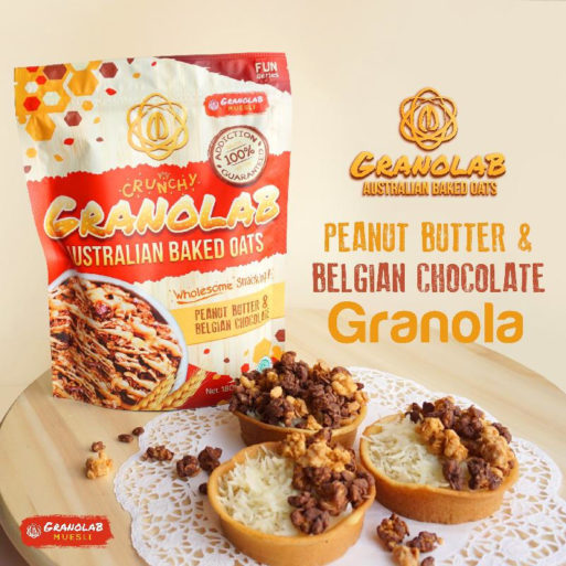 Granolab Australian Baked Oats 180g - Peanut Butter & Belgian Chocolate